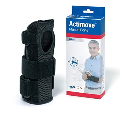 Actimove Manus Forte Muñequera Izquierda Negro Talla XS 1ud