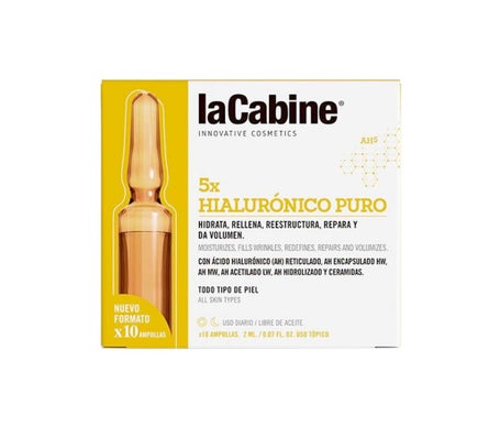 La Cabine Ampoules 5x Pure Hyaluronic 10x2ml