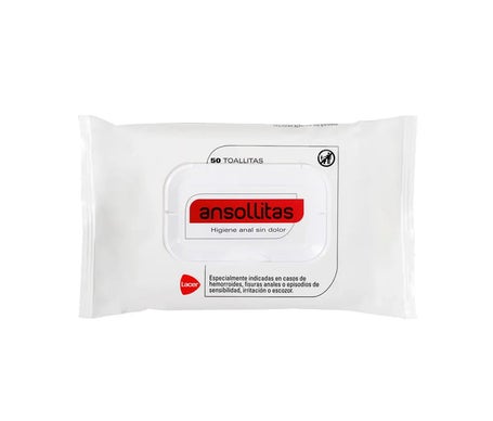 Ansollitas Lingettes Hygiène Anale 50 unités