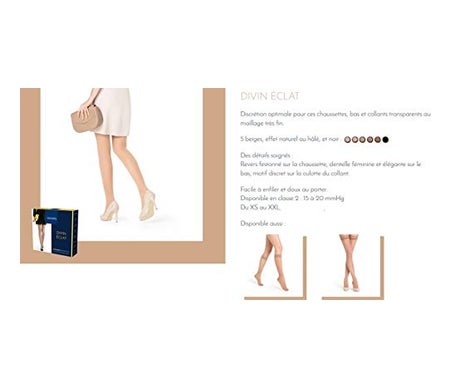 Sigvaris Ch/Sigv Divin2 Eclat Nude S N