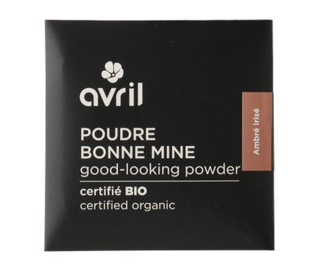 Avril Poudre Bonne Mine Ambre Irisée Recharge Bio 11g