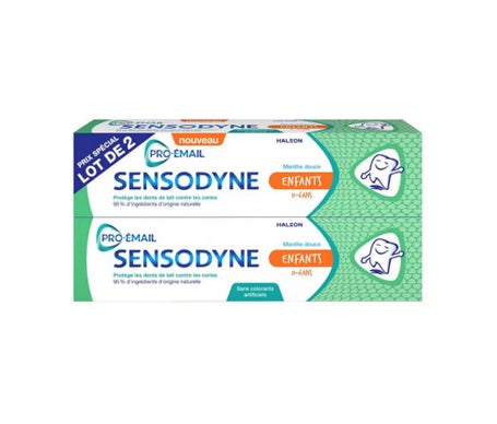 Sensodyne Pack Pro-émail Dentifrice Enfants 0-6 Ans 2x50ml