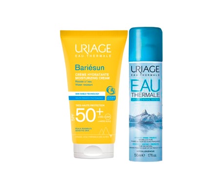 Uriage Bariésun Crème Hydratante SPF50+ 50ml + Spray Eau Thermale 50ml