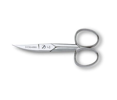 3 Ciseaux à ongles courbes Claveles 4 pouces 10cm 1pièce