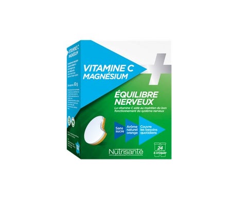 Nutrisanté Vit C + Magnesium 24comp