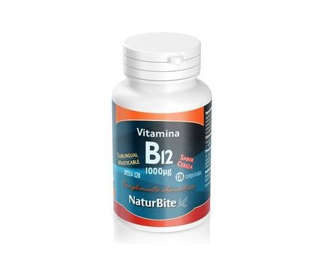 Naturbite Vitamine B12 Cyanocobalamin 1000mg 120comp
