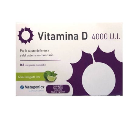 Métagéniques Vitamine D4000Ui 168 Cpr Mât