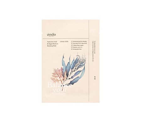 Ondo Beauty Masque hydratant à l'acide hyaluronique et aux algues