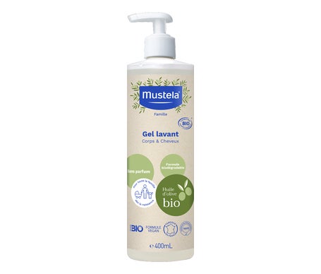 Mustela Gel Lavant Sans Parfum Bio 400ml