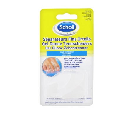 Scholl Séparateurs Fins Orteils 3 Unités