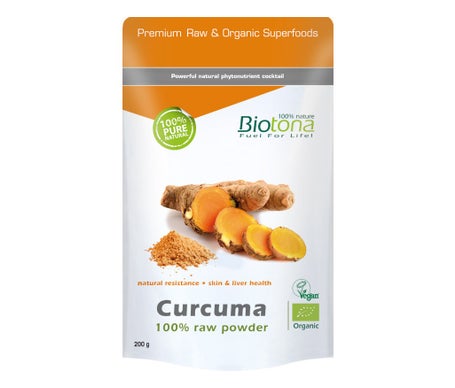Biotona Curcuma En Polvo (Curcuma Raw Powder 200 G )-image