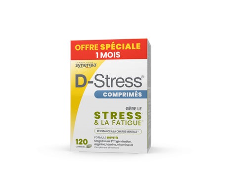 Synergia D-Stress Stress & Fatigue 120 Comprimés