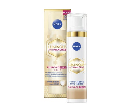 Nivea Luminous 630º Antitaches Cc Fluide Spf30 #Médium 40ml