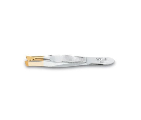3 Claveles Pince à Epiler Biais 8 cm 1 pince