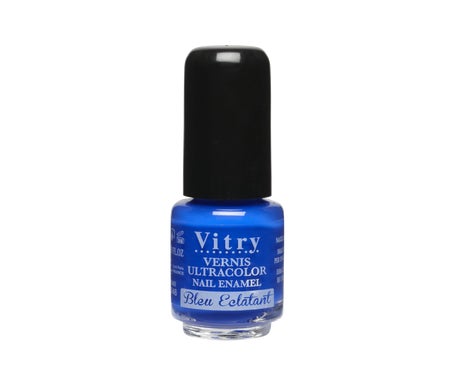 Vitry Mini Vernis Couleur Bleu Eclatant 4ml