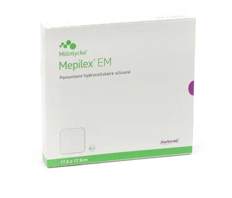 Mepilex EM Pansements 17,5x17,5cm 10 Unités