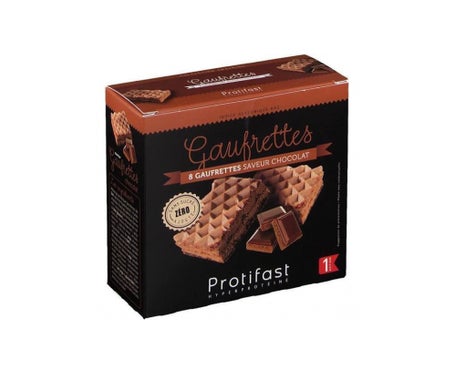 Protifast Gaufrettes Protéinées Chocolat boîte de 8 144g