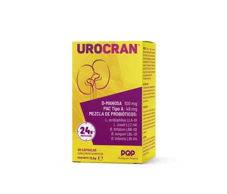Urocran Cranberry + Probiotiques 30 gélules