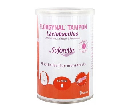 Saforelle Florgynal Tampon Compact Mini 9 Tampons