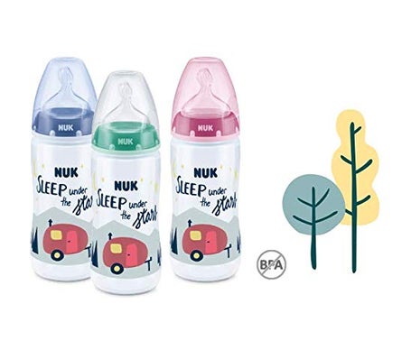 Biberon Nuk Fc+ Silicona Hello Adventure 06 M 300 ml