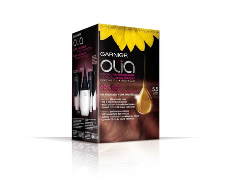 Garnier Olia Permanent Hair Color N°5.5 Mahogany 4 pièces