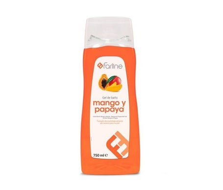 Farline Gel de Bain Mangue &amp Papaye 750ml