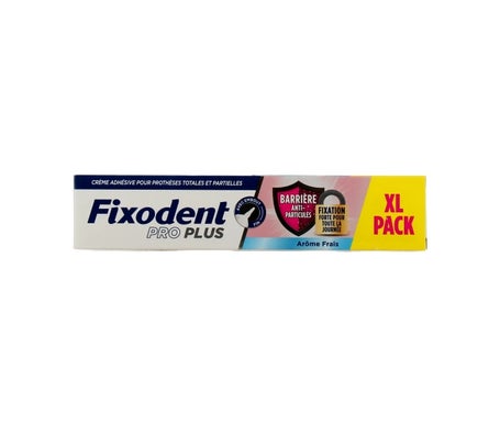 Fixodent Pro Plus Barrière Anti-Particules Crème Adhésive Frais 57g