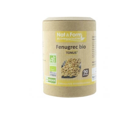 Nat&Form Eco Fenugrec Bio 90 Gélules