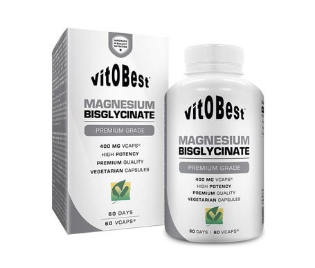 Bisglycinate de magnésium Vitobest 60 capsules