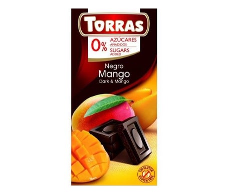 Torras Chocolat Noir à la Mangue 75g