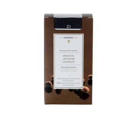 Korres Coloration Permanente Huile D'Argan Blond Cendré 7.1