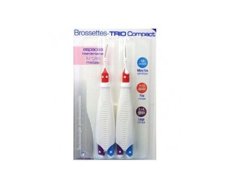 Inava Brossettes Trio Compact 4 Espace Interdentaire Large Mixte