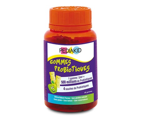 Pediakid Gommes Probiotiques Oursons Goût Pomme x60