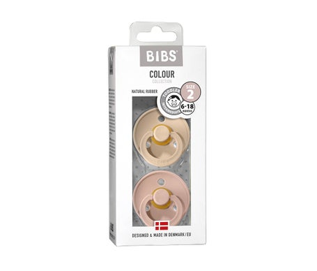 Bibs Pack Sucettes Vainilla 6-18m T2 2 Unités
