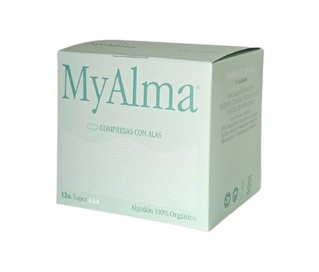 My Alma Serviette Coton Organique Super 12uts