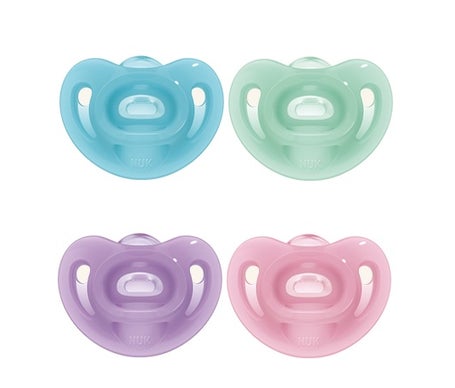 Sucette en silicone Nuk Sensitive 0 - 6M 2 pièces