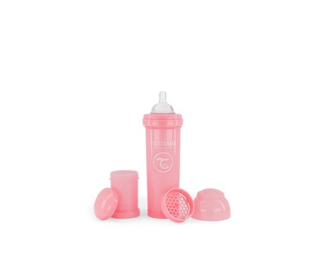 Twistshake Bouteille Anticolico 330ml Rose Rose