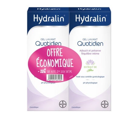 Hydralin Quotidien Gel Lavant 2x200ml