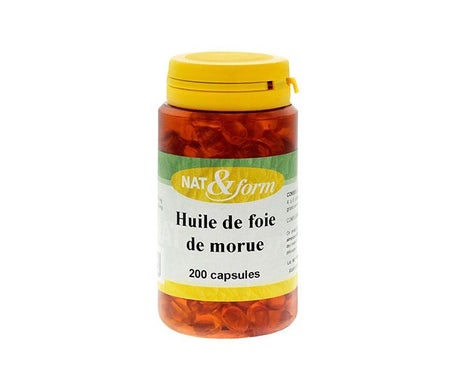 Nat&Form Huile De Foie De Morue 200 Capsules