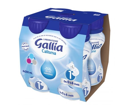 Gallia Calisma 1 Lait Bouteille 4x500ml