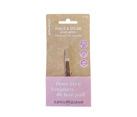Sanodiane Pince à Épiler Droite 90 Rose 1ut
