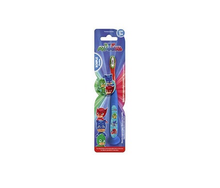 Tinokou Brosse à dents ergonomique Pjmasks pour enfants