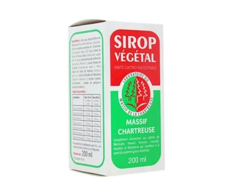 Massif De Chartreuse Sirop Végétal 200ml