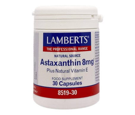 Lamberts Astaxantina Con Vitamina E 30Caps 8Mg