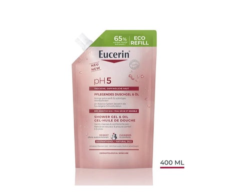 Eucerin pH5 Gel-Huile de Douche Éco-recharge 400ml