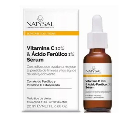 Natysal Vitamine C 10% &amp Acide Ferulique 1% Sérum 20ml