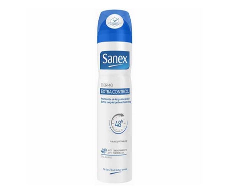 Sanex Déodorant Spray Dermo Extra Control Peau Sèche 200ml