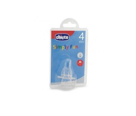 Chicco™ Tétine en caoutchouc Simply Fun 3 trous 4m+ 2 pcs