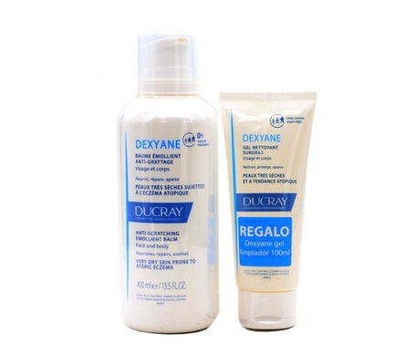 Ducray Dexyane Baume Emollient 400ml + Gel Nettoyant 100ml
