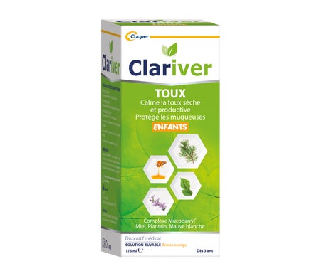 Clariver Toux Solution Buvable Enfants 175ml